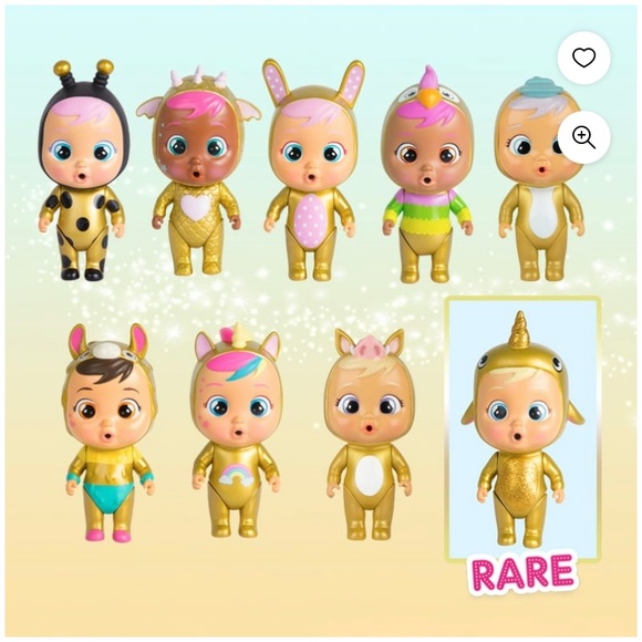 Cry Babies Magic Tears Golden & Pink Edition Capsules 3 Pack. - Picture 3 of 7